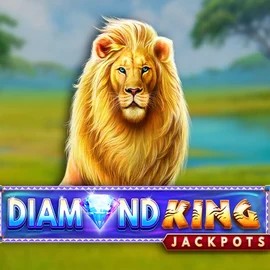 Diamond King Jackpots slot logo by SpinPlay Games at Stonevegas Casino